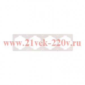 Рамка 4-постовая MIELE бел. Kranz KR-78-0754-1