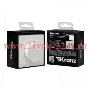 Светорегулятор STRONG (диммер) 300Вт MIELE с/у жемчуг Kranz KR-78-0732-4