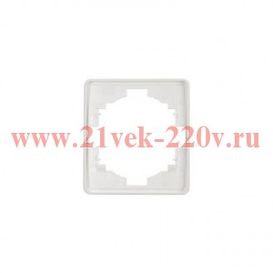 Рамка 1-постовая MIELE Kranz бел. KR-78-0751-1