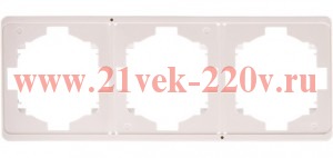 Рамка 3-постовая MIELE бел. Kranz KR-78-0753-1