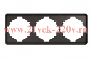 Рамка 3-постовая MIELE сер. Kranz KR-78-0753-2