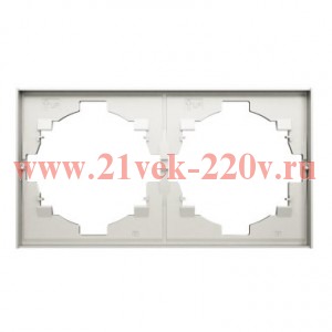 Рамка 2-постовая MIELE жемчуг Kranz KR-78-0752-4