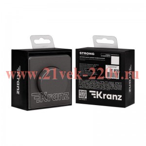 Светорегулятор ROUND (диммер) 300Вт MIELE с/у титан Kranz KR-78-0732-2