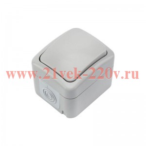 Переключатель проходной ОП Mini OG IP54 сер. Kranz KR-78-0837