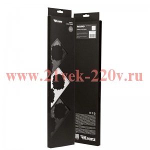 Рамка 5-м ROUND MIELE титан Kranz KR-78-0755-2