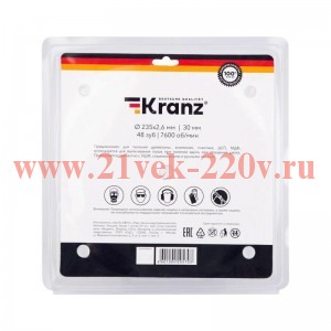 Диск пильный 235мм х48зуб х30мм Kranz KR-92-0125