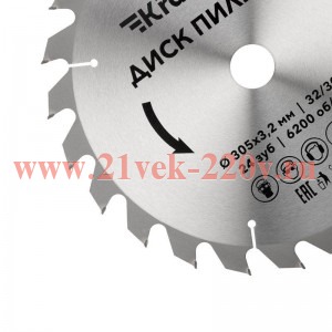Диск пильный 305мм х24зуб х32/30мм Kranz KR-92-0134