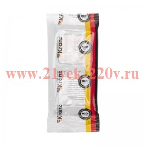 Рамка 2-я горизонтальная DEA бел. Kranz KR-78-0226