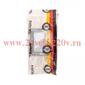 Выключатель 1-кл. СП 10А DEA механизм бел. Kranz KR-78-0200