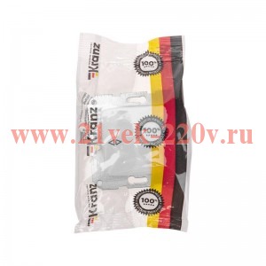 Переключатель проходной 1-кл. СП 10А DEA механизм бел. Kranz KR-78-0205