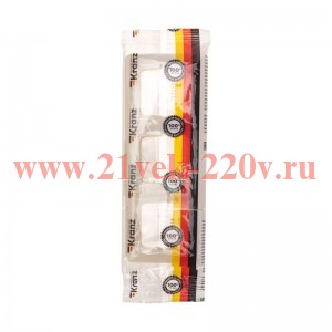 Рамка 3-я горизонтальная DEA беж. Kranz KR-78-0257