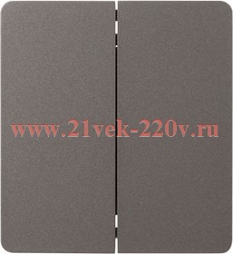 Выключатель 2 кл 10А с/у MIELE сер. Kranz KR-78-0706-2