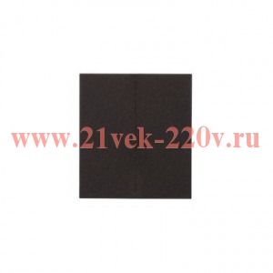 Выключатель 2 кл 10А с/у MIELE антрацит Kranz KR-78-0706-5