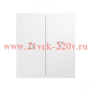 Выключатель 2 кл для жалюзи возвратный 10А с/у MIELE жемчуг Kranz KR-78-0711-4