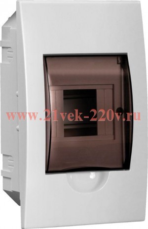 Щит встраиваемый GENERICA ЩРВ-П-4 4м прозрачная дверь IP41 IEK