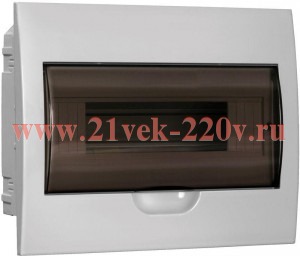 Щит встраиваемый GENERICA ЩРВ-П-12 12м прозрачная дверь IP41 IEK