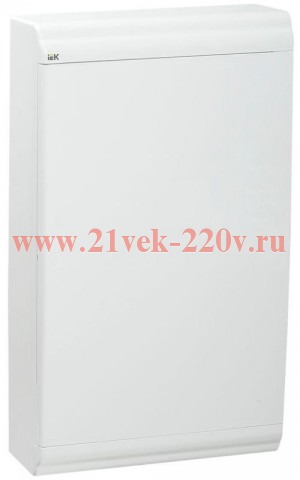 Бокс ЩРН-П-36 модулей (3х12) навесной пластик IP41 PRIME белая дверь ИЭК