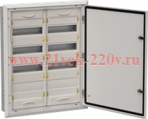 Щит металлический встраиваемый ЩРв-96 (2х48) 755х625х130 IP31 TITAN5 IEK серый