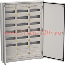 Щит металлический встраиваемый ЩРв-252 (3х84) 1130х885х130 IP31 TITAN5 IEK серый