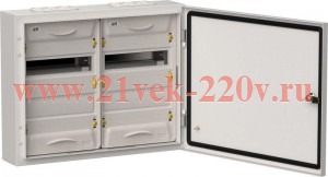 Корпус металлический навесной ЩРн-48 2х2х12 модулей (48м) одна дверь IP54 TITAN 5 IEK серый