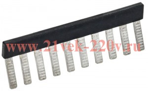 Перемычка гребенчатая для CTS-ML/MC-PEN/DT 4кв.мм 10PIN IEK YCT13-00-2-K03-004-EC-10P