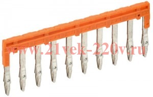 Перемычка гребенчатая для CP 4кв.мм 10PIN IEK YCT20-00-K03-004-EC-10P