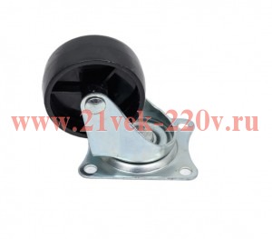 Колесо аппаратное поворотное полиамид площадка D50мм б/т (пакет) Tech-Krep 152321