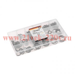 Набор резиновых уплотнительных колец 3-22мм (225шт/уп) Kranz KR-01-3101-17