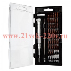 Набор отверток для точных работ 62 предмета Kranz KR-12-4774