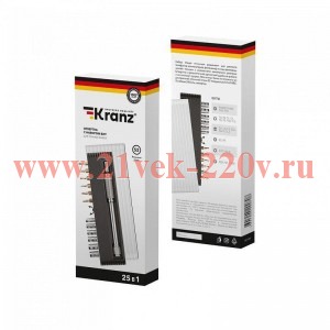 Набор отверток для точных работ RA-01 25 предметов Kranz KR-12-4751