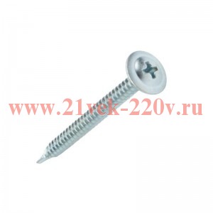 Саморез с прессшайбой ПШС сверло 4.2х50 (уп.200шт) Kranz KR-01-3362-009