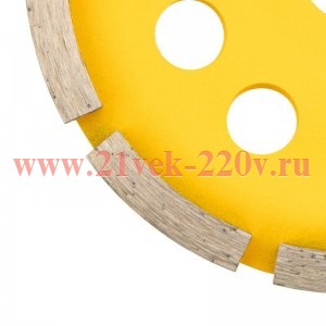 Чашка алмазная шлифовальная 1-ряд 125х22.2мм Kranz KR-90-0150