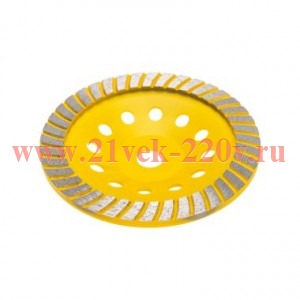 Чашка алмазная шлифовальная Turbo 180х22.2мм KRANZ KR-90-0256