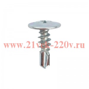 Саморез с прессшайбой ПШС сверло 4.2х13 (уп.1000шт) Kranz 1182-4213-2