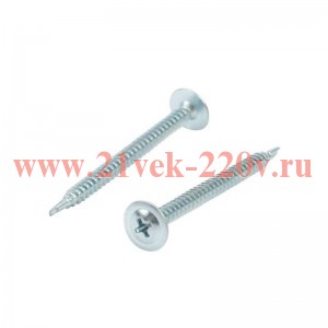 Саморез с прессшайбой ПШС сверло 4.2х50 (уп.3000шт) Kranz 1182-4250-1