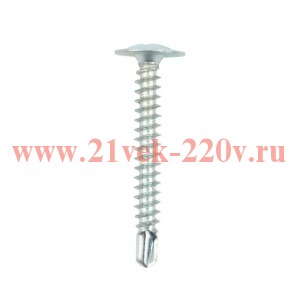 Саморез с прессшайбой ПШС сверло 4.2х32 (уп.500шт) Kranz 1182-4232-2