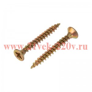 Саморез универсальный 4х30 желт. цинк (уп.12000шт) Kranz 1111-0430-1