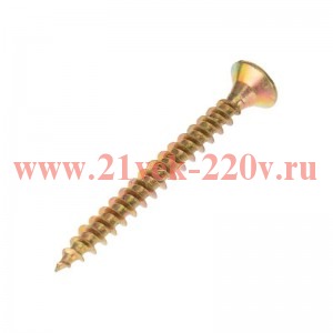 Саморез универсальный 4х35 желт. цинк (уп.12000шт) Kranz 1111-0435-1