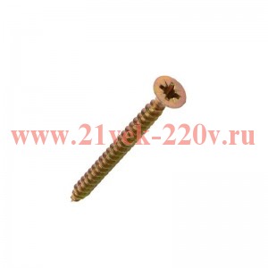 Саморез универсальный 4х50 желт. цинк (уп.6000шт) Kranz 1111-0450-1