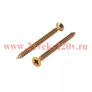 Саморез универсальный 5х70 желт. цинк (уп.3600шт) Kranz 1111-0570-1