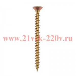 Саморез универсальный 4х50 желт. цинк (уп.500шт) Kranz 1111-0450-2