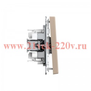 Переключатель перекрестный ArtGallery 10AX быстрозажим. клем. механизм песочн. SE GAL001271S