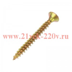 Саморез универсальный 4х40 желт. цинк (уп.200шт) Kranz KR-01-3311-029