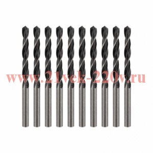 Сверло по металлу 4.0мм HSS DIN 338 (уп.10шт) Kranz KR-91-0614