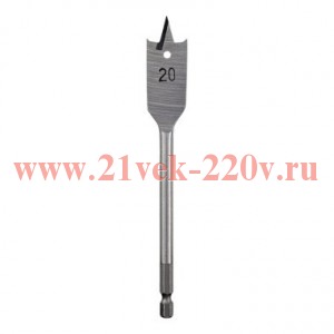 Сверло перовое по дереву 28х152мм (шестигранный хвостовик) Kranz KR-91-0671