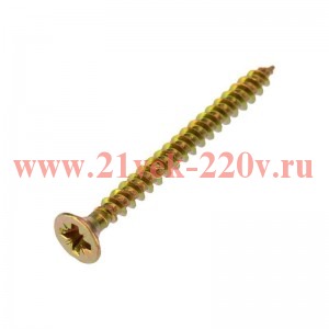 Саморез универсальный 3.5х40 желт. цинк (уп.12000шт) Kranz 1111-3540-1