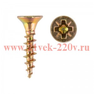 Саморез универсальный 3.5х16 желт. цинк (уп.32000шт) Kranz 1111-3516-1