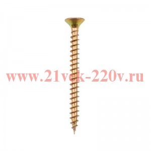 Саморез универсальный 4.5х50 желт. цинк (уп.500шт) Kranz 1111-4550-2