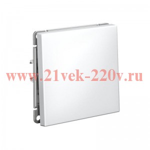 Выключатель кнопочный 1-кл. ArtGallery быстрозажим. клем. механизм бел. SE GAL000115S