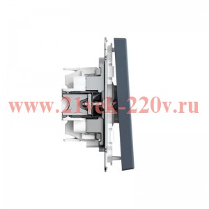 Переключатель 1-кл. ArtGallery 10AX быстрозажим. клем. механизм грифель SE GAL000761S